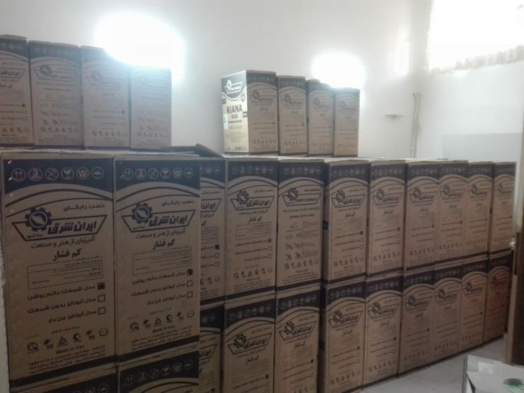 ابگرمکن ایرانشرق مدل کیانا 3020 شمعک دار